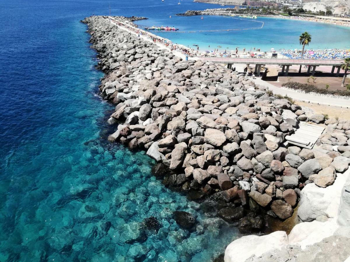 Apt With Terrace Facing Amadores Beach Εξωτερικό φωτογραφία